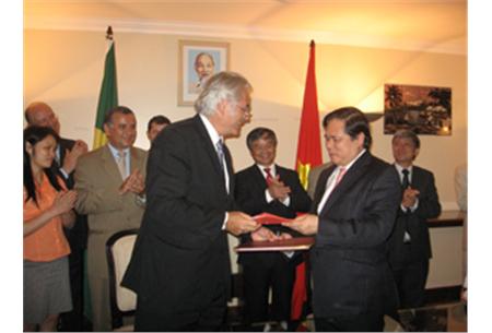 ຫວຽດນາມ ແລະ ບຣາຊີວ ເພີ່ມທະວີການພົວພັນແລກປ່ຽນການຄ້າຢ່າງແຮງ